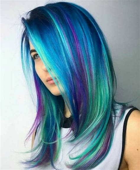 cool hair dye ideas|More.